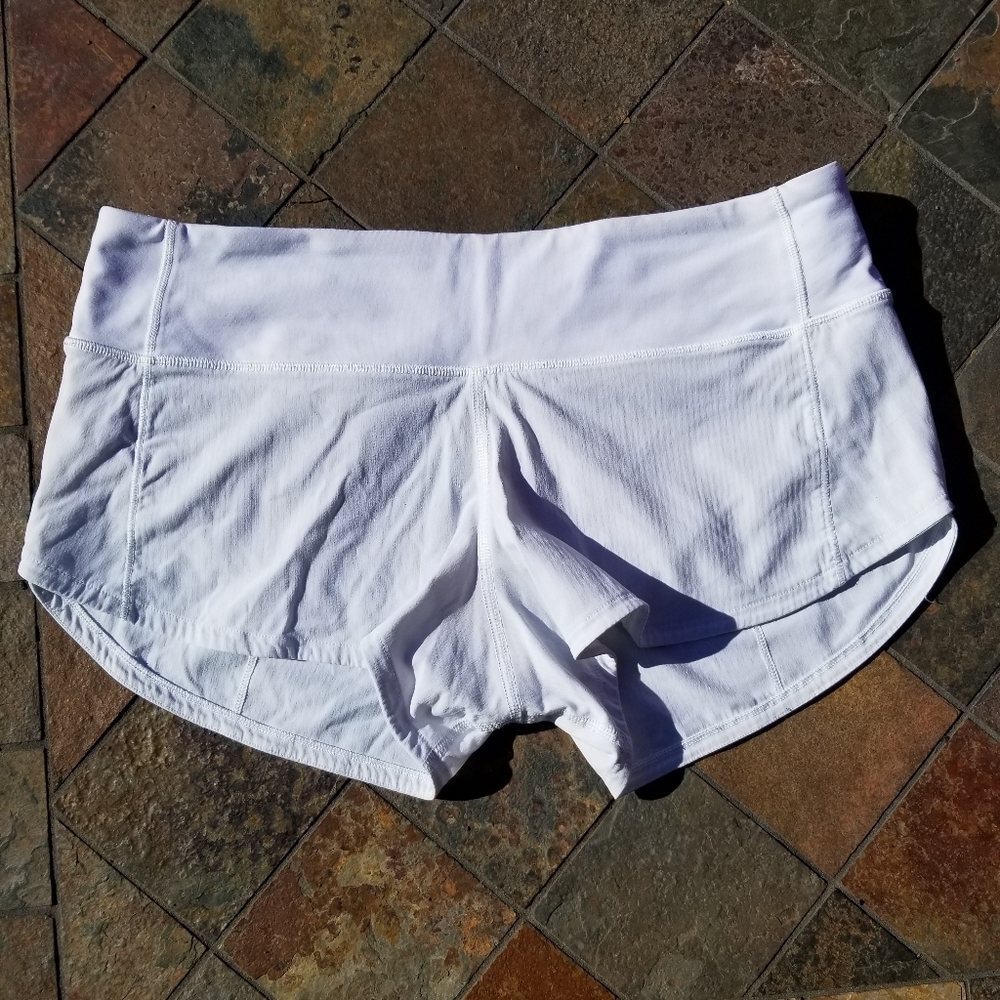 Lululemon White Shorts